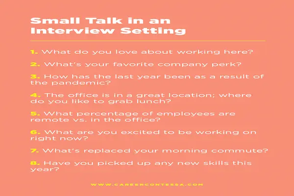 small talk starters that work